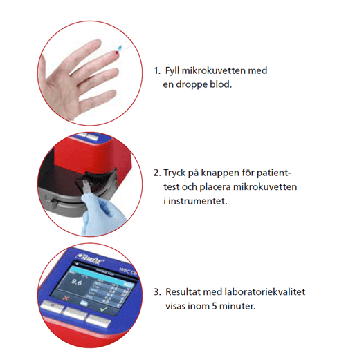 3 enkla steg för snabbt resultat med WBC DIFF 