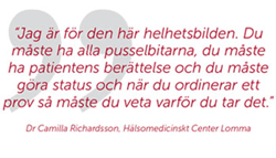 Citat Dr Camilla Richardson